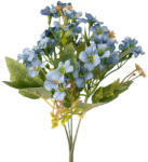 Valex Decor Kisvirágos selyemvirág csokor, 28cm magas - Kék (LD045-05)