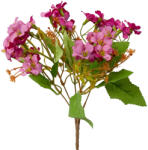 Valex Decor Kisvirágos selyemvirág csokor, 28cm magas - Lila (LD045-03)