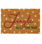 Home Styling Collection Karácsonyi Lábtörlő Kókuszrost 59X39 CM Barna (A82000020 -jingle)