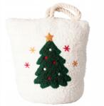 Home Styling Collection Ajtó Stopper Poliészter Homok Mintás Karácsonyfa 18X10X20 CM (AAE444790 -tree)