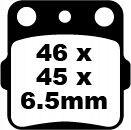 EBC Fékbetétek Ebc Tt Carbon Honda CRF150 Yamaha YZ250 YZ65 YZ80 YZ85