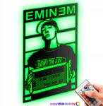 LaserGroot Eminem Fa kép 3D Fali dekoráció Ajándék Led éjszakai lámpa (LaserGroot)