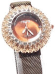 Geneva Ceas dama bratara magnetica, Crystal Time, maro + cutie eleganta cadou Ceas