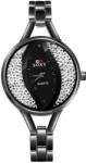SOXY Ceas dama Soxy, Crystal Eye, elegant cu cristale, negru Ceas