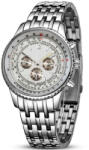 Orlando Ceas barbatesc Orlando, stil sport / militar, argintiu Ceas