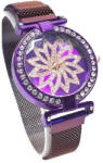 Francesca Ceas dama cu bratara magnetica, Flower & Crystals, purple Ceas