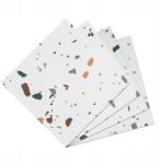  Csempe Padlópanel Vinil Öntapadós Fehér Gránit 30x30 cm 24 db (B0CZL9F6BS)