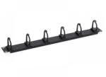 TRITON Organizator cabluri orizontal Triton 1U, 5 x small click-in ring 35x30 mm (RAB-VP-X13-A1) - freshit