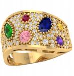 Angel gold Gyűrű Színes Kövekkel Arany Pr. 585