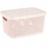 Műanyag kosár fedővel, tároló, 3, 5 l (86639ar)