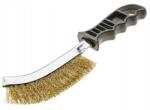 TOPEX Sárgaréz Drótkefe Műanyag Nyéllel (14A523)