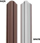 BILKA Sipca metalica pentru gard BILKA Maro Ciocolatiu Ral 8017 Mat 92.9 mm 0.40 mm 100cm (23719)