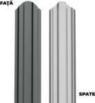 BILKA Sipca metalica pentru gard BILKA Gri Grafit Ral 7024 Mat 92.9 mm 0.40 mm 100cm (23651)