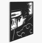  Fából készült kép XL Pain Anime Naruto Akatsuki Panel 3D Ajándék (LaserGroot)