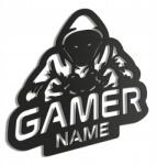 LaserGroot Fa kép 3D Gamer Az Ön neve Gaming Fali Dekoráció Ajándék (LaserGroot)