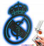 LaserGroot Fa kép 3D Real Madrid Fali dekoráció Ajándék Led éjszakai lámpa (LaserGroot) - allegro - 10 615 Ft