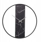 Boltze Falióra Fém Fekete Minimalista Siyah Átm. 62 CM Elemes (2051804)