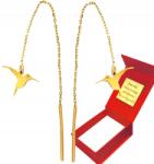 Deem Arany Fülbevaló Kolibri Húzott Kolibri 585