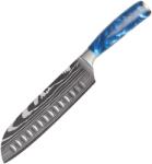HARAHU Cuțit de bucătărie BL-39288 - Santoku / Albastru KP39288