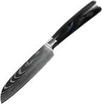 HARAHU Cuțit de bucătărie BL-39295 - Santoku mic / Negru KP39295