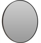 Home Styling Collection Kerek Alumínium Fali Tükör Ø 60 CM Fekete Mélység 2, 5 CM (FL2800210)