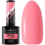 Claresa Brush Easy Gel Peach, rugalmas, barack színű zselé, 5g