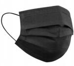 Opharm Eldobható maszkok háromrétegű fekete Opharm, 50 db