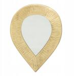 Atmosphera Dekorációs Tükör arany keret Csepp alakú 18x18 (187979-pattern4)