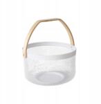 Boltze Fehér Fém Díszkosár Fogantyúval Koleo 28X17 CM Boltze (2050458 -white)