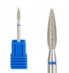 PAZYOU Gyémánt maró könnycsepp láng kék akril gél hibrid bőr közepes