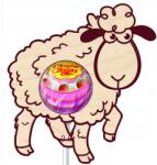 Decortrend Húsvéti Bárány Nyalóka Csomagolás (LAS-210-LIZ-OWIECZKA)