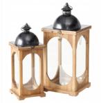 Boltze Fa Lampion Bézs Dekoratív Szett 2 Db Melír 61X26X27 CM (2052622)