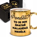 Style Couture Arany Bögre 330ml Irodába Ajándék Kávéfőnöknek Vicces Nyomtatás