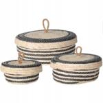 Home Styling Collection Tárolódobozok Fedéllel Apróságok Számára x3 (KR2004330)