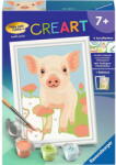 Ravensburger Jucarie creativa Ravensburger CreArt - Cute domestic pig, painting (23989)