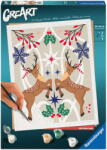 Ravensburger Jucarie creativa Ravensburger CreArt - Christmas deer, painting (25895)