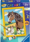 Ravensburger Jucarie creativa Ravensburger CreArt - horse and kitten, painting (25886)