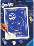 Ravensburger Jucarie creativa Ravensburger CreArt - Zodiac sign Pisces, painting (23735)