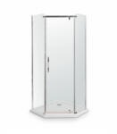 Leziter Celtic 90x90 cm ötszögletű zuhanykabin zuhanytálcával (LC-061105_ST-09-90)