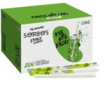 SORBOS ядливи плодови сламки ЛАЙМ (200 бр)