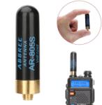Baofeng Антена Baofeng AR-805S, Двулентова VHF / UHF 144 / 430MH за радиостанции, Baofeng, Quansheng, Kenwood, Puxing, HYT, TYT, Linton, Weirwei, Wouxun, 5см, Черна (AR-805S)