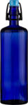  Rigata 1Literes KÉK üvegpalack pálinkás, vizes üveg KÉK csattal