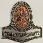  Fém címke réz betétes Csengő