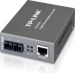 TP-Link Switch media convertor TP-Link, 2 porturi (1x1000Mbps SC, 1x10/100/1000 Mbps (RJ-45)), 1000Base-T to 1000Base-LX/LH (SC), Single-Mode, 15Km, montabil in sasiu (MC210CS) - freshit