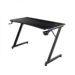 Trust Birou gaming Trust GXT 709 Luminus, iluminare RGB, greutate 15.5 kg, greutate maxima 150 kg, negru (TR-25184) - freshit