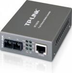 TP-Link Switch media convertor TP-Link, 2 porturi (1x100Mbps SC, 1x10/100 Mbps (RJ-45)), 10/100Base-TX to 100Base-FX (SC), Multi-Mode, 2Km, montabil in sasiu (MC100CM) - freshit
