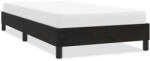 vidaXL ágykeret matrac nélkül Fekete 80x220 cm bársony (4101381)
