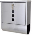 vidaXL Rozsdamentes acél postaláda (50350)