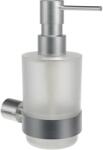RAVAK Fold - Dozator de săpun cu suport, sticlă mată/oțel inoxidabil periat X07P1345 (X07P1345)