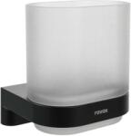 Ravak Chrome - Suport pentru periuță și pastă de dinți, sticlă/negru mat X07P1377 (X07P1377)